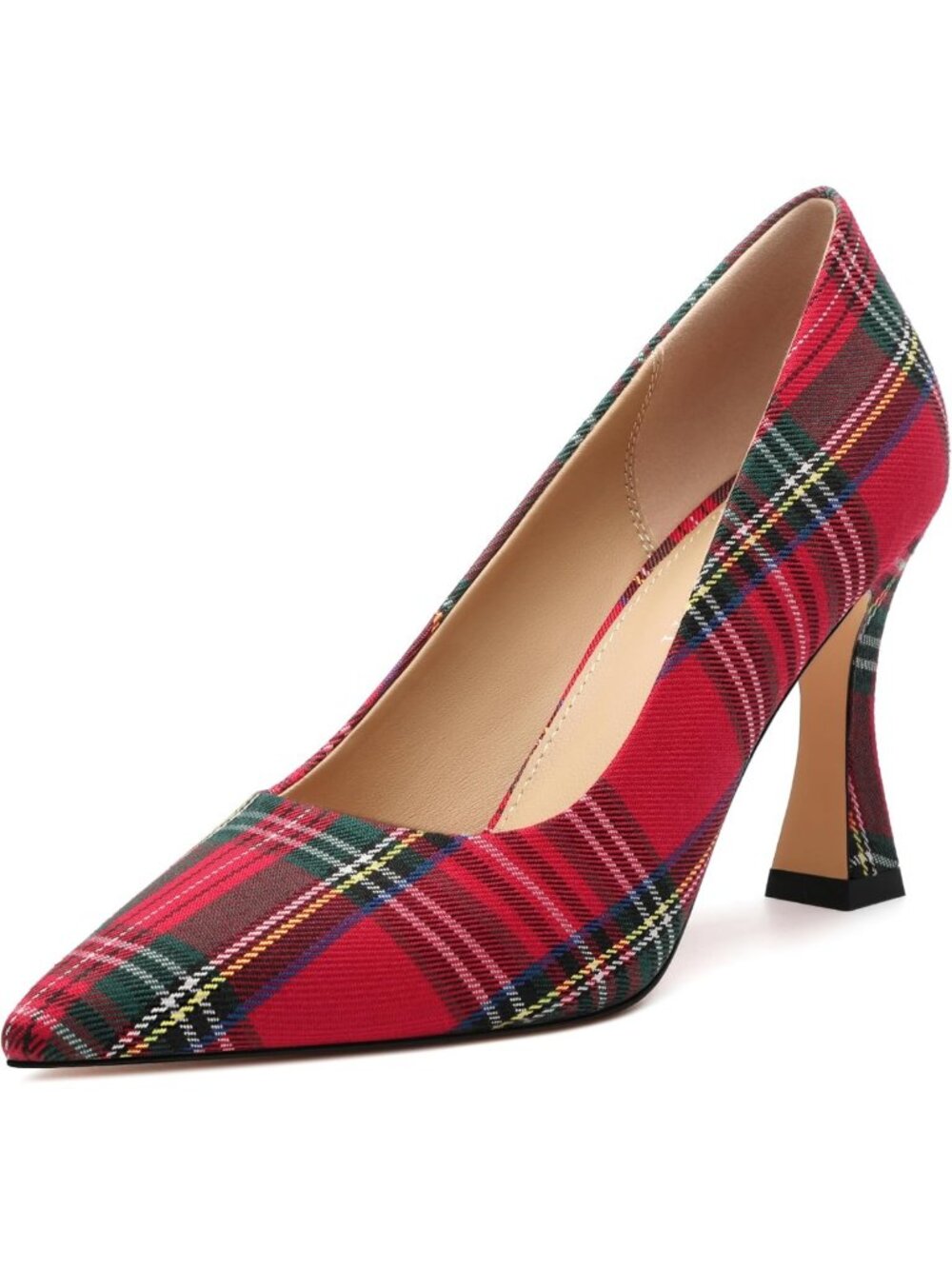 Chic Pointed Toe Stiletto Pumps 3.2" High Heels - Classic Comfort for Work